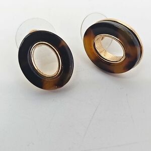 Vintage Leopard Stud Earrings